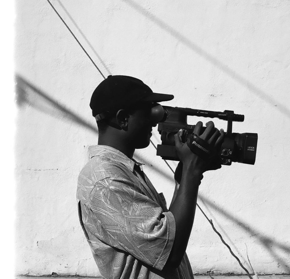 Filmmaker with camera
