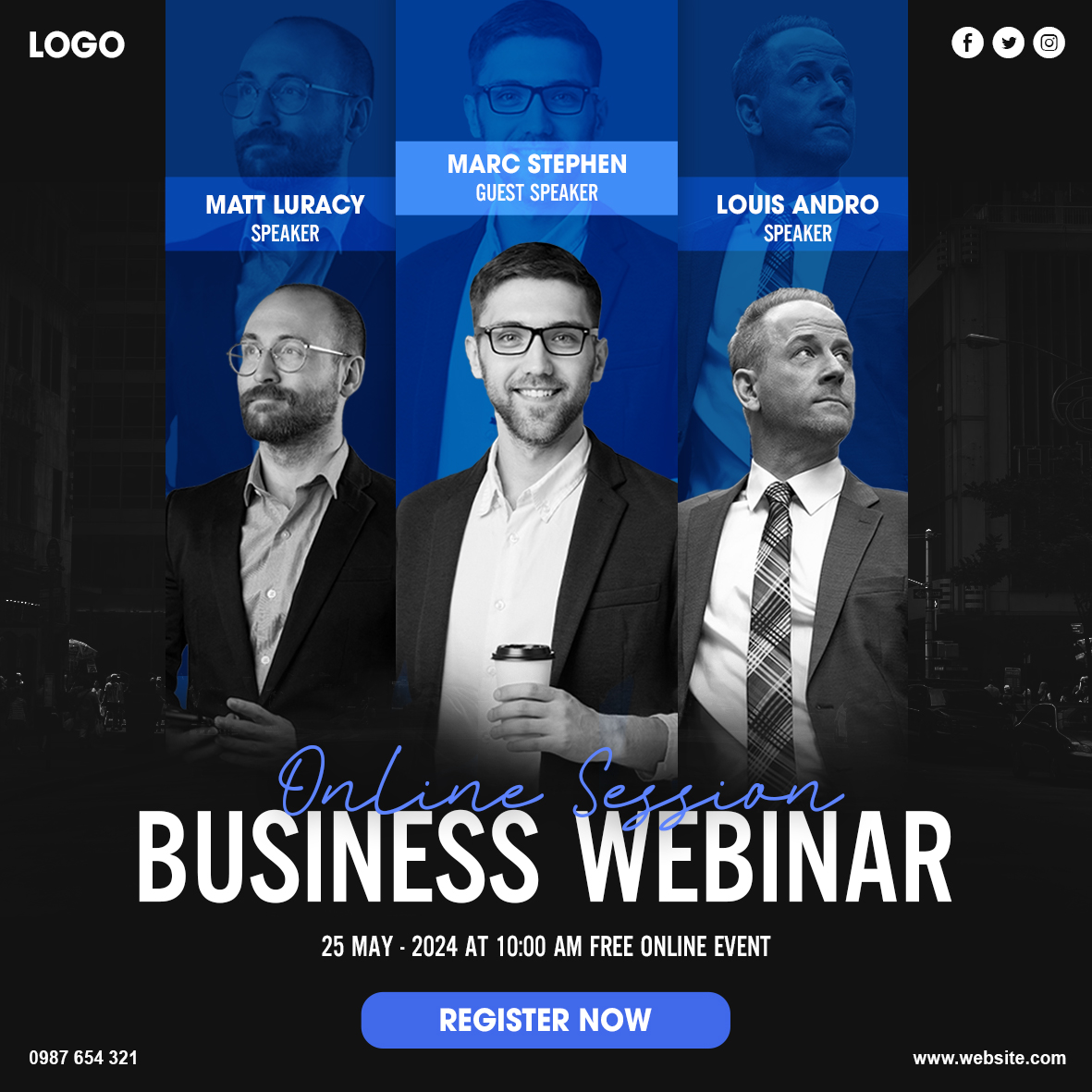 Poster Business Webinar