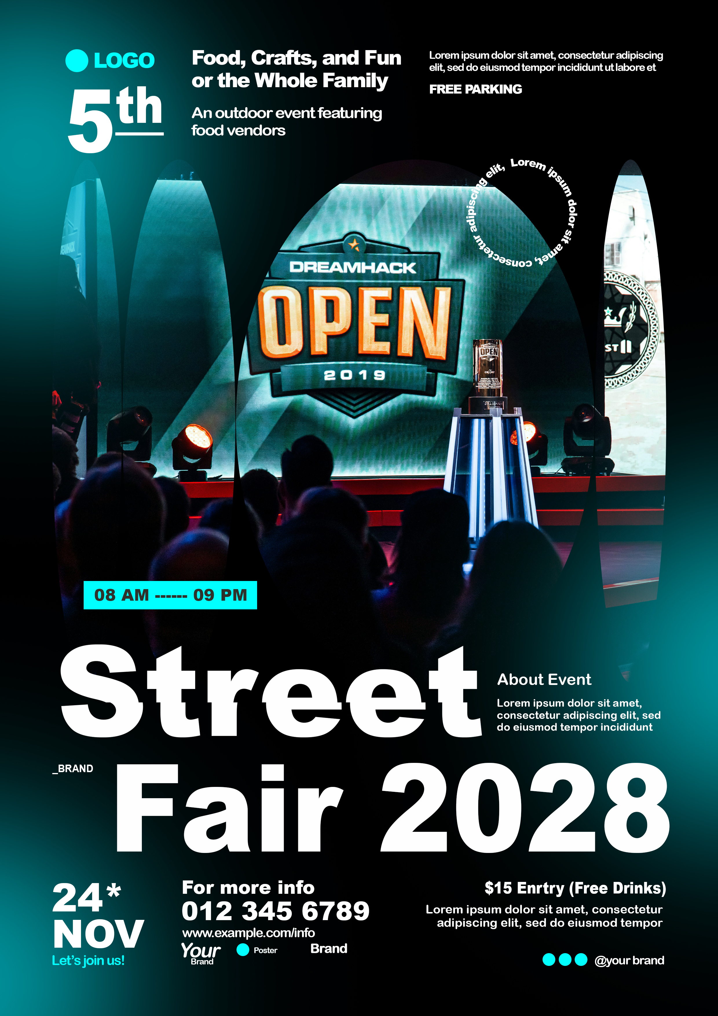 Poster Street Fair 2028 - DreamHack Esports